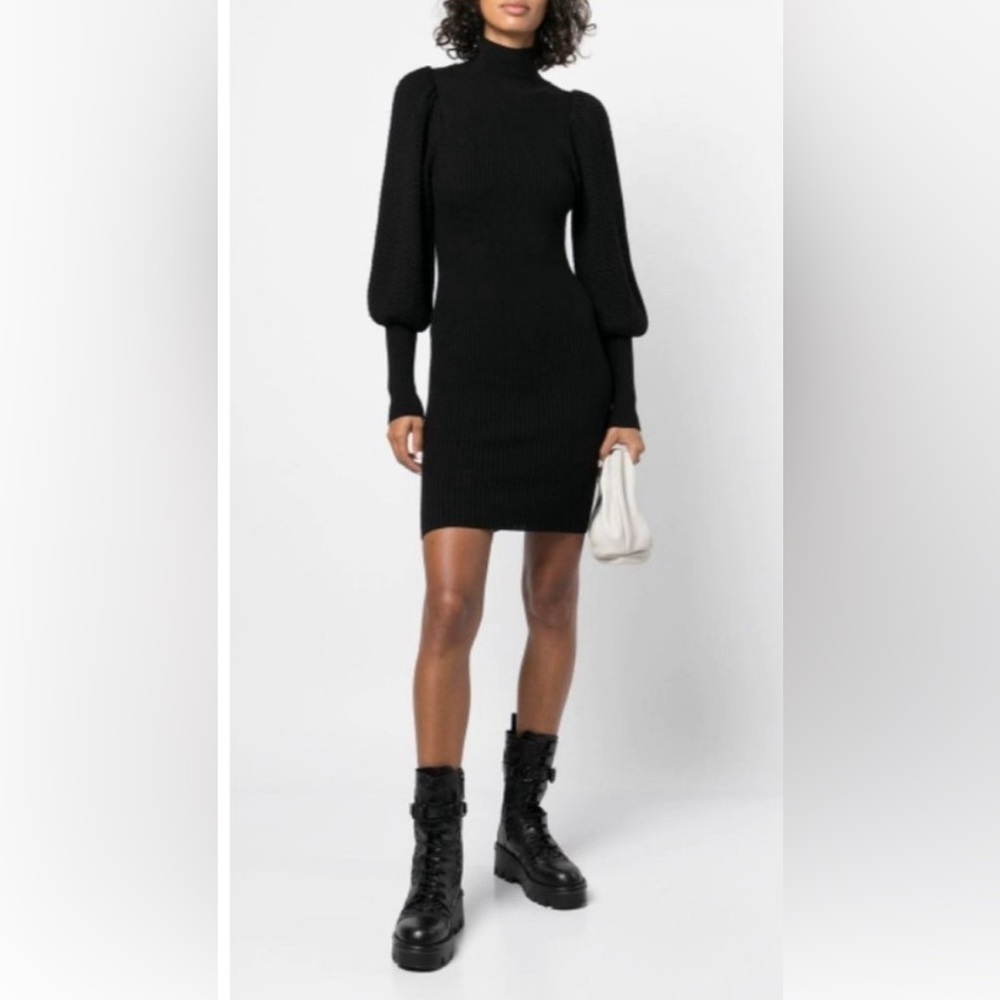 Alice+Olivia wool Caleb long-sleeved knit dress Size S